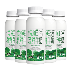 悅鮮活有機(jī)鮮牛奶  260ml*5瓶 