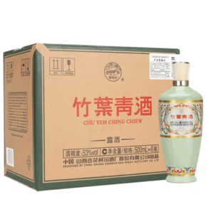 竹葉青 榮耀綠 53度 500mL*6 整箱