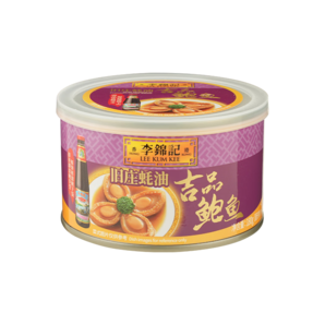 李錦記舊莊蠔油即食吉品鮑魚罐頭4只裝180g港式風(fēng)味海鮮預(yù)制菜