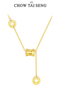 CHOW TAI SENG 周大生小蠻腰項鏈