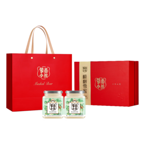 節(jié)日禮盒蒙面小熊 俄羅斯椴樹雪蜜 400g*2盒裝 高檔蜂蜜禮盒