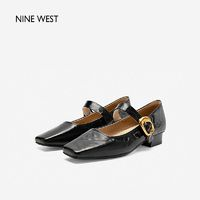 NINE WEST 玖熙 女士一字扣瑪麗珍鞋