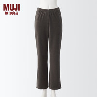 MUJI 無印良品 女式 棉混 絲絨 直筒褲 休閑褲 褲子 長褲 DGA10C3A 煙熏棕色