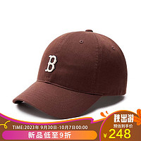 MLB 四季經(jīng)典大標(biāo)軟頂棒球帽休閑百搭男女款3ACP7701N-43BRD-F