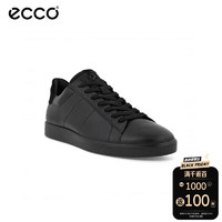 ecco 愛(ài)步 男士板鞋低幫百搭潮流休閑板鞋 521304 51052 黑色