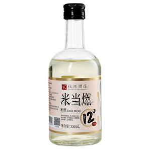 花米賢莊米當燃 糯米酒低度500ml 12度 瓶裝多規(guī)格 12度 330mL 1瓶 【買2瓶以上贈2杯】