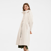 AIGLE 艾高 經典風衣2024年春夏女士GORE-TEX防風防雨透汽休閑 砂粉色 AY833 L