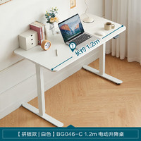 LINSY 林氏家居 電動升降桌電腦桌學習桌BG046-C 1.2m桌 BG046-C