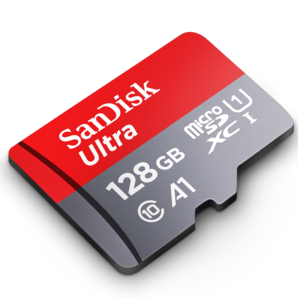 閃迪（SanDisk）128GB TF（MicroSD）內(nèi)存卡 A1 U1 C10 至尊高速移動版存儲卡 讀速140MB/s 手機平板游戲機內(nèi)存卡