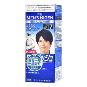 Bigen美源男士按壓系列 80g（自然黑 按壓7）進(jìn)口 男士專用染發(fā)霜