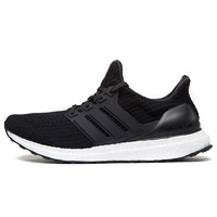 adidas 阿迪達(dá)斯 Ultra Boost 4.0 中性跑鞋 BB6166 黑白 40