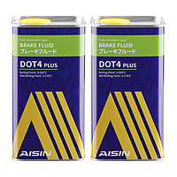 AISIN 愛信 DOT4 PLUS 剎車油 1L*2瓶