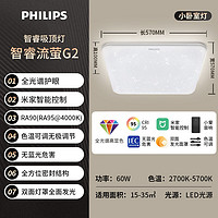 PHILIPS 飛利浦 。智睿流螢系列全光譜護眼吸頂燈  LED客廳60W