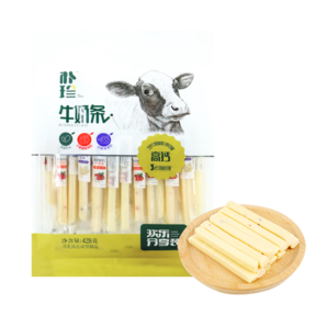 樸珍 益生元牛奶條奶棒 奶酪棒 內(nèi)蒙特產(chǎn)428g 休閑食品兒童零食大禮包