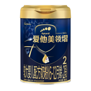 愛他美（Aptamil）領(lǐng)熠較大嬰兒配方奶粉（6-12月齡   2段） 800g