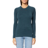 Smartwool 女士 Merino 250 Baselayer 圓領(lǐng)保暖上衣, 暮光藍(lán)麻