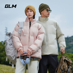 森馬旗下輕商務(wù)潮牌！GLM 秋冬男女同款加厚保暖棉服