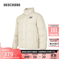 SKECHERS 斯凱奇 秋冬羽絨服男女同款美拉德防潑水短款百搭外套P423U026