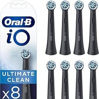 Oral-B 歐樂B iO Ultimate Clean 電動牙刷頭 8 件裝 黑色