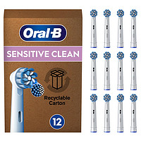 Oral-B 歐樂B Pro 敏感清潔電動牙刷頭 X 形超軟刷毛 白色