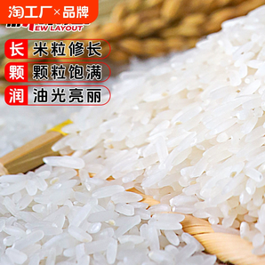 正宗長(zhǎng)粒大米精選大米長(zhǎng)顆粒現(xiàn)磨米煲仔飯長(zhǎng)粒香大米秈米便宜米