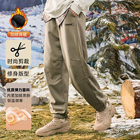 XTEP 特步 男士加絨運(yùn)動(dòng)褲 876429630019