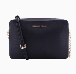 MICHAEL KORS 邁克·科爾斯 女士皮革單肩鏈條包 35T8GTTC9L BLACK（MYN）