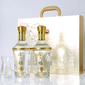 金六福 煌福 50.8度兼香型白酒 500mL*2瓶禮盒裝