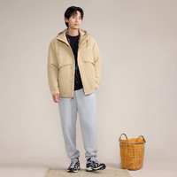 new balance 男款長(zhǎng)袖連帽夾棉外套 兩色可選