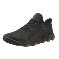 ecco 愛步 男式時尚運動鞋 反光 Mx Low Black 7-7.5