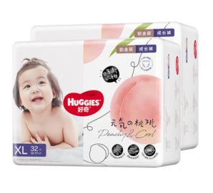 HUGGIES 好奇 鉑金裝 寶寶拉拉褲 XL64片