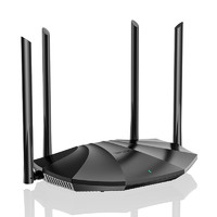 Tenda 騰達(dá) AX2 雙頻1500M 家用千兆無(wú)線路由器 Wi-Fi 6 黑色 單個(gè)裝