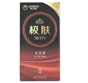 jissbon 杰士邦 SKYN 極膚 膚感薄 非乳膠安全套 10只