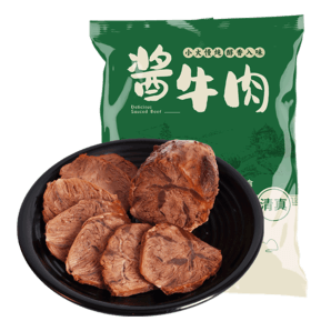 百里炙醬牛肉 醬牛腱子 國(guó)產(chǎn)黃牛肉鹵即食健身代餐零食熟食臘味下酒菜 醬牛腱子150g*5