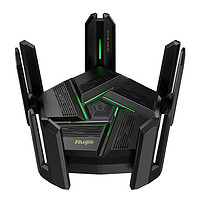 Ruijie 銳捷 天蝎BE72Pro 雙頻7200M 家用千兆Mesh無(wú)線路由器 Wi-Fi 7 黑色 單個(gè)裝
