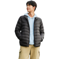 森馬（Semir）羽絨服男2024冬季三防輕薄短款外套保暖立領上衣純色109724113105