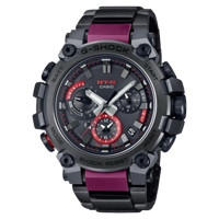 CASIO 卡西歐 G-SHOCK MT-G系列 50.9毫米太陽(yáng)能電波腕表 MTG-B3000BD-1A