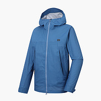 KOLON SPORT 可隆 保暖防風(fēng)登山徒步連帽運(yùn)動(dòng) 四季外套男 淺藍(lán)色