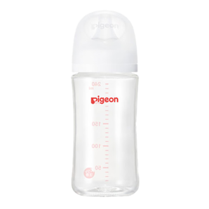 貝親（Pigeon）奶瓶玻璃寬口徑防脹氣0-6月以上新生嬰兒寶寶母乳質(zhì)感 WN3pro玻璃奶瓶 240ml