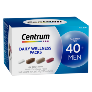 善存（Centrum）男士40歲+每日進(jìn)階營(yíng)養(yǎng)包 復(fù)合維礦物質(zhì) 瑪咖 護(hù)肝健康 30包/盒