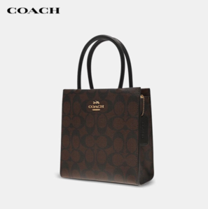 COACH 蔻馳 Cally17女士經(jīng)典老花琴譜包手提單肩包5693