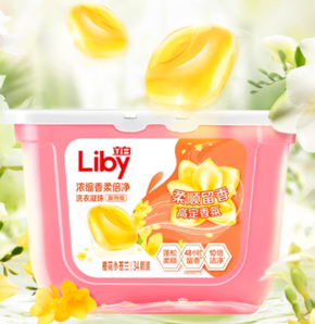 88VIP！Liby 立白 小蒼蘭洗衣凝34顆*3盒