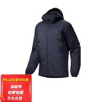 ARC'TERYX 始祖鳥(niǎo) ARC’TERYX）Atom LT 戶外男子輕量保暖外套 連帽開(kāi)衫棉服上衣男 BlackSapphire藍(lán)黑色 M