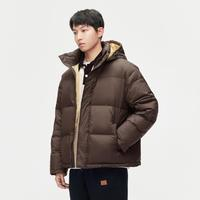 GXG 男士簡約輕量連帽羽絨服