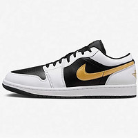 NIKE 耐克 男鞋Air Jordan 1籃球鞋AJ1白黑金鉤低幫休閑鞋 553558-172 47.5