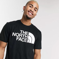 THE NORTH FACE 北面 Half Dome logo印花休閑寬松圓領(lǐng)運(yùn)動(dòng)T恤NF0A812M-KY4 黑 XL