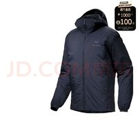 ARC'TERYX 始祖鳥 Atom Hoody 男連帽棉服夾克藍(lán)黑色L