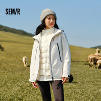 Semir 森馬 防護(hù)外套|羽絨服女三防防雨防風(fēng)三合一兩件套