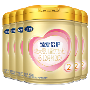 飛鶴超級(jí)飛帆臻愛倍護(hù)嬰幼兒配方奶粉 牛奶粉900g【注冊(cè)加送900g】 2段 -臻愛倍護(hù) 900g 6罐