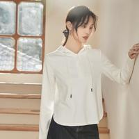 INMAN 茵曼 女士半開(kāi)襟打底衫